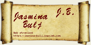 Jasmina Bulj vizit kartica